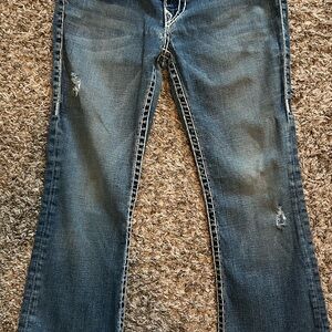 True Religion Blue Flare Jeans